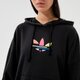 Moteriškas džemperis ADIDAS DŽEMPERIS SU GOBTUVU HOODIE h09308 spalva juoda