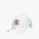 Moteriška kepurė su snapeliu NEW ERA KEPURĖ WMNS METALLIC 940 NYY WHT NEW YORK YANKEES WH 60141900 spalva balta