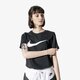 Moteriški marškinėliai NIKE MARŠKINĖLIAI SS W NSW SWOOSH ar5360-010 spalva juoda