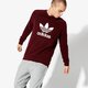 Vyriškas džemperis ADIDAS DŽEMPERIS TREFOIL CREW ADICOLOR dm7835 spalva tamsiai raudona