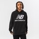 Vyriškas džemperis NEW BALANCE DŽEMPERIS SU GOBTUVU   CORE OVERHEAD HOODIE mt03558bk spalva juoda