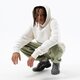 Vyriškas džemperis CHAMPION DŽEMPERIS SU GOBTUVU HOODED SWEATSHIRT 217917ys084 spalva balta
