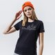 Moteriški marškinėliai CHAMPION MARŠKINĖLIAI CREWNECK MARŠKINĖLIAI 114714kk001 spalva juoda