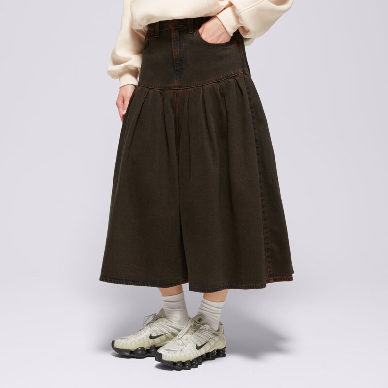 LEVI'S SIJONAS YOKED PLEATED SKIRT