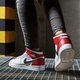 Vaikiški kedai AIR JORDAN 1 MID (GS) 554725-116 spalva balta