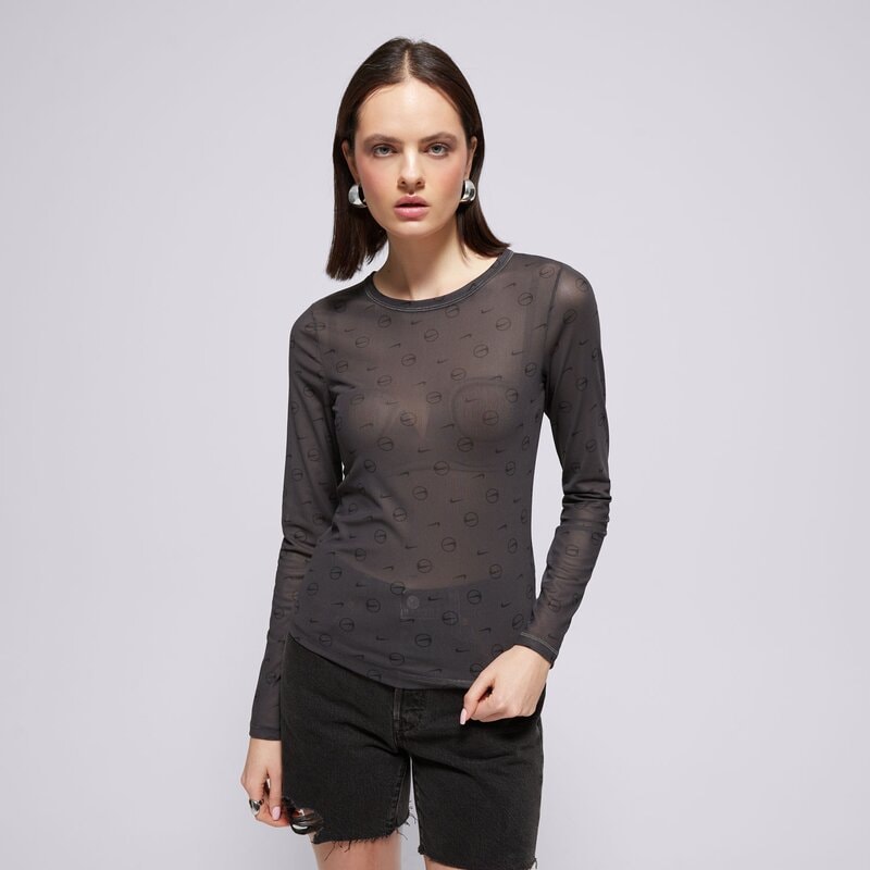 NIKE MARŠKINĖLIAI W NSW LS SHEER MARŠKINĖLIAI SW