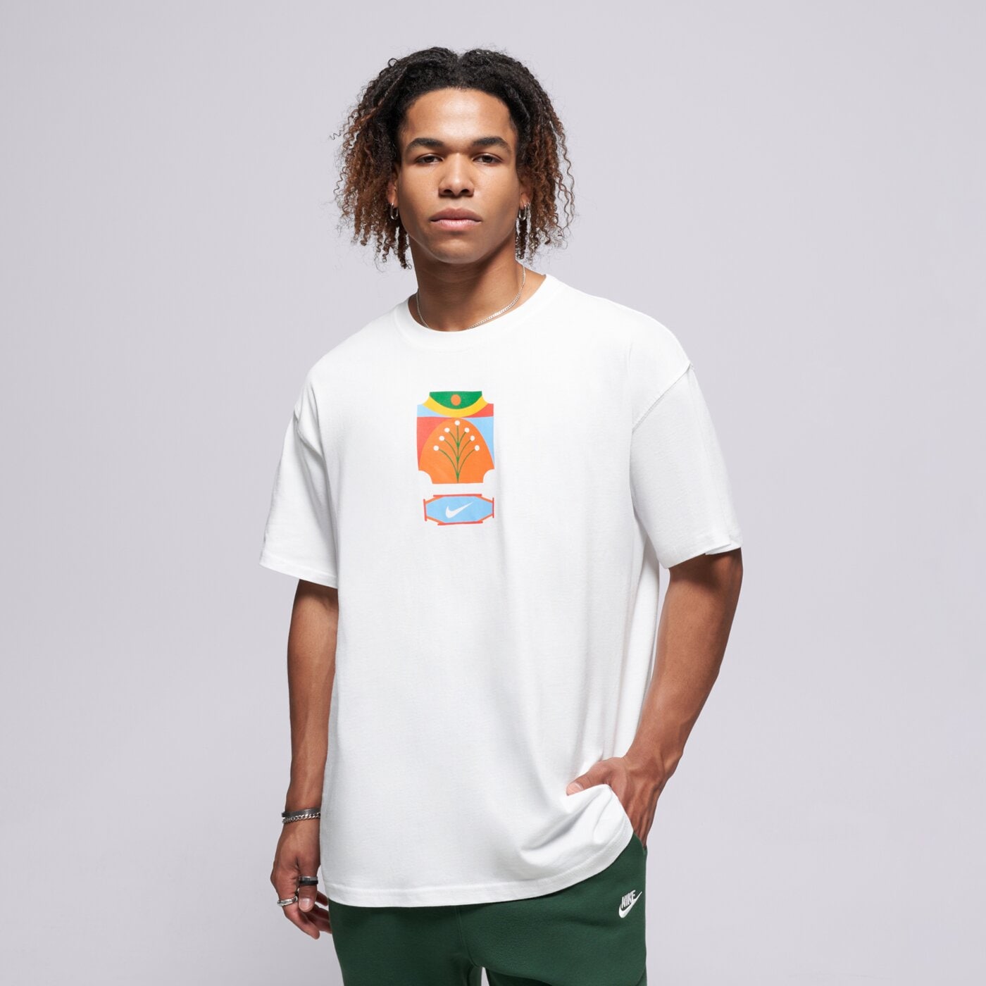 MADISONBLUE - LiLi NIKE MARŠKINĖLIAI U NSW TEE LSE PALM TREE NIKE IM9345-100 BALTA 35