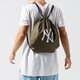 Moteriškas sportinis maišelis NEW ERA MAIŠAS MLB GYM SACK NYY CHAKI NEW YORK YANKEES NOV 11942035 spalva rusvai žalsva