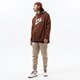 Vyriškas džemperis NIKE DŽEMPERIS SU GOBTUVU SPORTSWEAR CLUB FLEECE bv2973-259 spalva ruda
