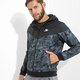 Vyriška rudeninė striukė NIKE STRIUKĖ M NSW WR AOP HOODIE FZ BB 823369010 spalva pilka