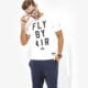 Vyriški marškinėliai NIKE MARŠKINĖLIAI AIR FLY BY TEE 822648100 spalva balta
