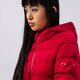 Moteriška žieminė striukė CHAMPION STRIUKĖ  ŽIEMINĖ HOODED POLYFILLED JACKET 114549rs061 spalva tamsiai raudona