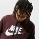 Vyriškas džemperis NIKE DŽEMPERIS SU GOBTUVU SPORTSWEAR CLUB FLEECE bv2973-263 spalva tamsiai raudona