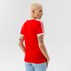 Moteriški marškinėliai ADIDAS MARŠKINĖLIAI 3 STRIPES TEE h33575 spalva raudona