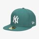 Vyriška kepurė su snapeliu NEW ERA KEPURĖ COTTON RIPSMARŠKINĖLIAI   5950 YANKEES NEW YO 60137577 spalva žalia