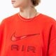 Moteriškas džemperis NIKE AIR FLEECE CREW SWEATSHIRT dq6567-696 spalva raudona