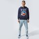 Vyriškas džemperis ALPHA INDUSTRIES DŽEMPERIS SU GOBTUVU MISSION TO MARS HOODY 12633007 spalva tamsiai mėlyna