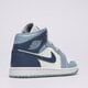 Moteriški kedai AIR JORDAN 1 MID  bq6472-140 spalva mėlyna