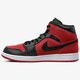 Vyriški kedai AIR JORDAN 1 MID 554724-610 spalva raudona