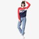 Moteriškas džemperis FILA DŽEMPERIS LEAH CREW SWEAT 687043g06 spalva tamsiai mėlyna