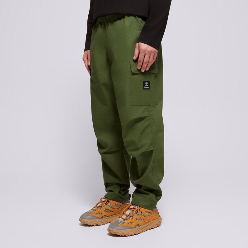 TIMBERLAND KELNĖS WOVEN BADGE   RIPSMARŠKINĖLIAI CARGO PANT