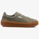 Moteriški kedai PUMA SUEDE PLATFORM BUBBLE WN'S 36643903 spalva rusvai žalsva