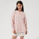 Moteriškas džemperis PUMA DŽEMPERIS SU GOBTUVU HER HOODIE TR - LOTUS 58951936 spalva rožinė