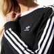 Moteriški marškinėliai ADIDAS MARŠKINĖLIAI LS 3 STR LS TEE dv2608 spalva juoda