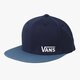 Vaikiška kepurė su snapeliu VANS KEPURĖ SPLITZ BLUE vcfkj39 spalva tamsiai mėlyna