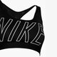 Moteriški marškinėliai NIKE BRA PRO CLASSIC LOGO READ 847570010 spalva juoda