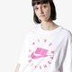 Moteriški marškinėliai NIKE MARŠKINĖLIAI SS W NSW NSP MARŠKINĖLIAI SS AOP at0564-100 spalva balta