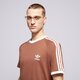 Vyriški marškinėliai ADIDAS MARŠKINĖLIAI 3-STRIPES TEE iz3071 spalva ruda