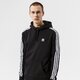 Vyriškas džemperis ADIDAS DŽEMPERIS SU GOBTUVU 3-STRIPES HOODY h06676 spalva juoda