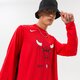 Vyriški marškinėliai NIKE MARŠKINĖLIAI CHI M NK   DF LS MARŠKINĖLIAI PREGM NBA dn8120-657 spalva raudona
