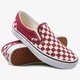 Vyriški inkariukai VANS UA CLASSIC SLIP-ON vn0a38f7vlw1 spalva tamsiai raudona