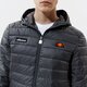 Vyriška žieminė striukė ELLESSE STRIUKĖ PŪKINĖ LOMBARDY PADDED JACKET shg01115darkgrey spalva pilka