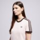 Moteriški marškinėliai ADIDAS MARŠKINĖLIAI 3S TEE SLIM kc9016 spalva rožinė