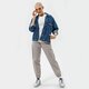 Moteriškos kelnės NIKE KELNĖS W NSW ICN CLSH WVN HR JGGR dd5048-033 spalva pilka