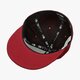 Vaikiška kepurė su snapeliu NEW ERA KEPURĖ HEX PATCH FITTED NE MRN 80469159 spalva tamsiai raudona