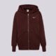 Moteriškas džemperis NIKE DŽEMPERIS UŽSEGAMAS W   NSW PHNX FLC FZ OS HOODIE dq5758-654 spalva tamsiai raudona