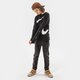 Vaikiškas džemperis NIKE DŽEMPERIS B NSW FLC SWOOSH CREW BOY dd8726-010 spalva juoda