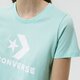 Moteriški marškinėliai CONVERSE MARŠKINĖLIAI STAR CHEVRON TEE 10018569-a11 spalva miętowy