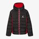 Vaikiškos rudeninės striukės JORDAN STRIUKĖ  ŽIEMINĖ FAUX DOWN JACKET BOY 95b667-023 spalva juoda
