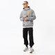 Vyriškas džemperis NEW ERA DŽEMPERIS SU GOBTUVU HALF LOGO OS LAKERS LOS ANGELES 60284624 spalva pilka