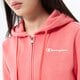 Moteriškas džemperis CHAMPION DŽEMPERIS UŽSEGAMAS HOODED FULL ZIP 115398ps171 spalva rožinė