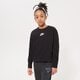 Vaikiškas džemperis NIKE DŽEMPERIS G NSW CLUB FLC BF CREW LBR GIRL dd7473-010 spalva juoda