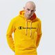 Vyriškas džemperis CHAMPION DŽEMPERIS SU GOBTUVU HOODED SWEATSHIRT 214138ys058 spalva geltona