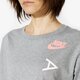 Moteriški marškinėliai NIKE MARŠKINĖLIAI SS NSW MARŠKINĖLIAI AIR 856867091 spalva pilka