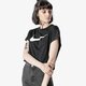 Moteriški marškinėliai NIKE MARŠKINĖLIAI W NSW SWSH MARŠKINĖLIAI CROP SS SPORTSWEAR ar3064-010 spalva juoda
