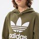 Vaikiškas džemperis ADIDAS DŽEMPERIS SU GOBTUVU TREFOIL HOODIE BOY hd2006 spalva rusvai žalsva